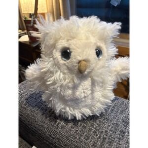 Mary Meyer Owl Plush Stuffed Animal White Fuzzy‎ Baby Toy
